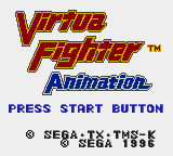 Virtua Fighter Animation Title Screen